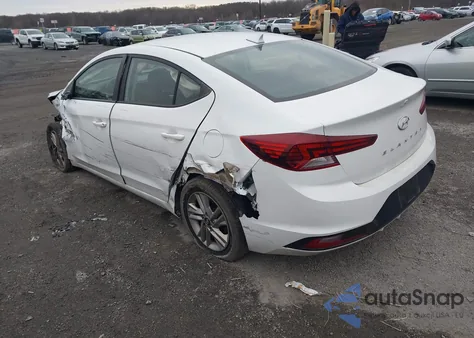2019 Hyundai Elantra Sel z USA, uszkodzony, nr VIN 5NPD84LF6KH480309